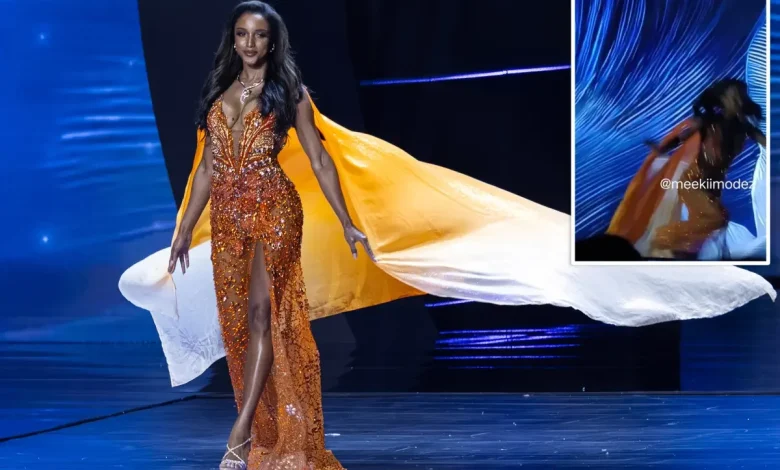 Miss Jamaica to remain hospitalized in ICU for at least another week after tumbling off Miss Universe stage