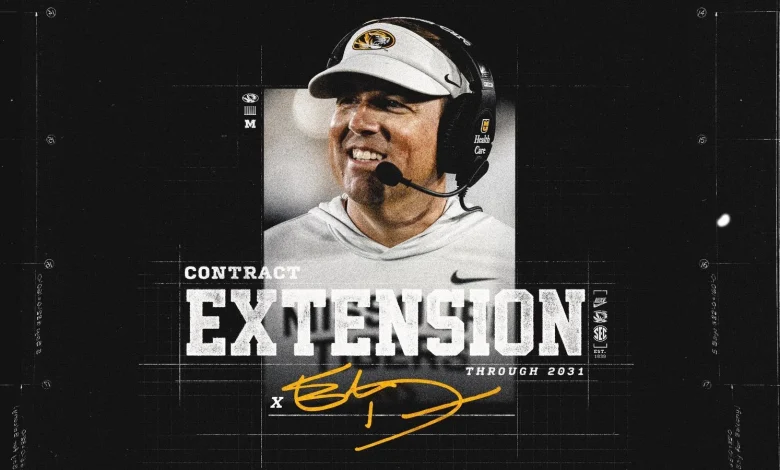 Mizzou Athletics Announces New Contract for Head Football Coach Eliah Drinkwitz