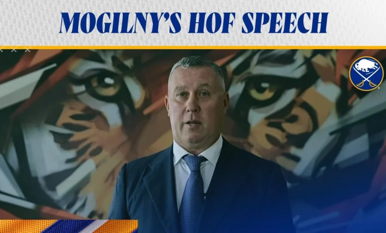 Mogilny's Acceptance Speech