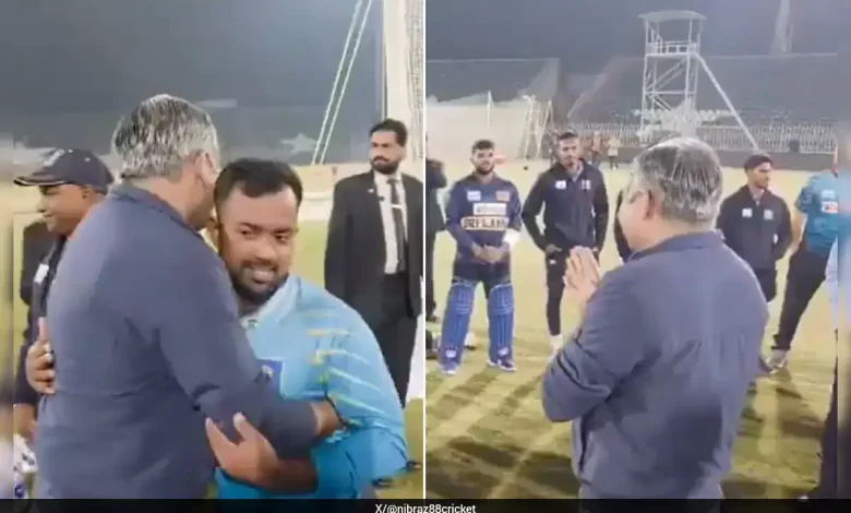 Mohsin Naqvi's 'Folded Hands Gesture' As Sri Lanka Players Save Pakistan From Embarrassment