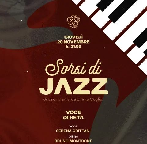 Molfetta | SORSI DI JAZZ presenta: VOCE DI SETA-Omaggio ad Ornella Vanoni con Serena Grittani e Bruno Montrone