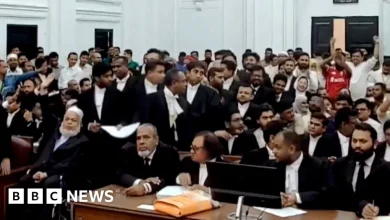 Moment Ex-Bangladesh leader Sheikh Hasina's verdict is announced