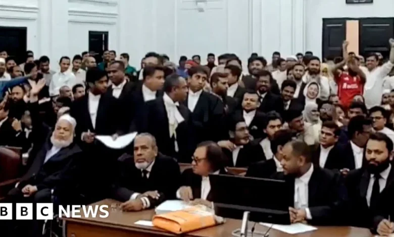 Moment Ex-Bangladesh leader Sheikh Hasina's verdict is announced