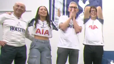 Moment Gary Lineker finds out Spurs lost while trapped in room with Arsenal fans