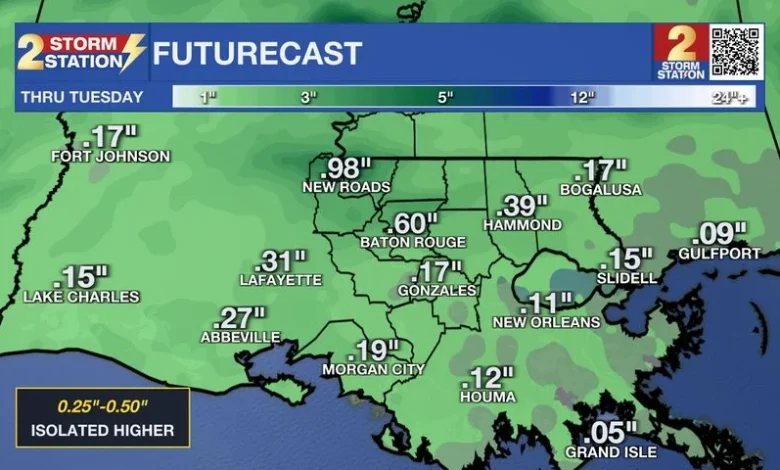 Monday AM forecast: Storms possible overnight and Tuesday; Big cool down arrives for Thanksgiving