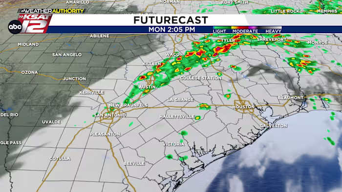 Monday brings storm threat for most of Texas