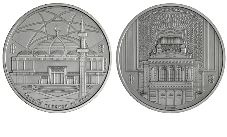 Monete da collezione, Roma celebra le tre fedi: il trittico di monete della Zecca unisce Cristianesimo, Ebraismo e Islam