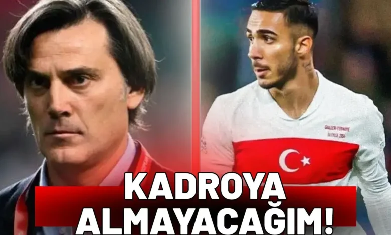 Montella'dan Emirhan Topçu'ya beklenmedik rapor!