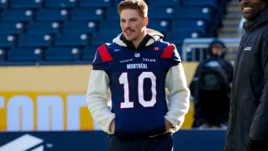 Montreal QB Davis Alexander finds it ‘hilarious’ Riders think he’s playing up hamstring injury