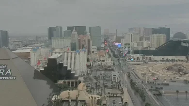 More Las Vegas rain showers, mountain snow on the way during F1 weekend