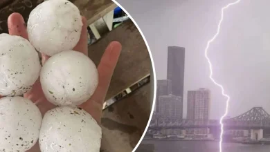 More severe thunderstorms forecast to hammer south-east Queensland after multiple injured by giant hailstones