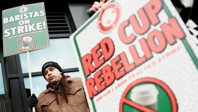 More than 1,000 Starbucks workers strike at 65 stores on Red Cup Day