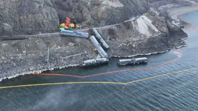 More than 12,000 litres of fuel spilled after Kamloops train derailment