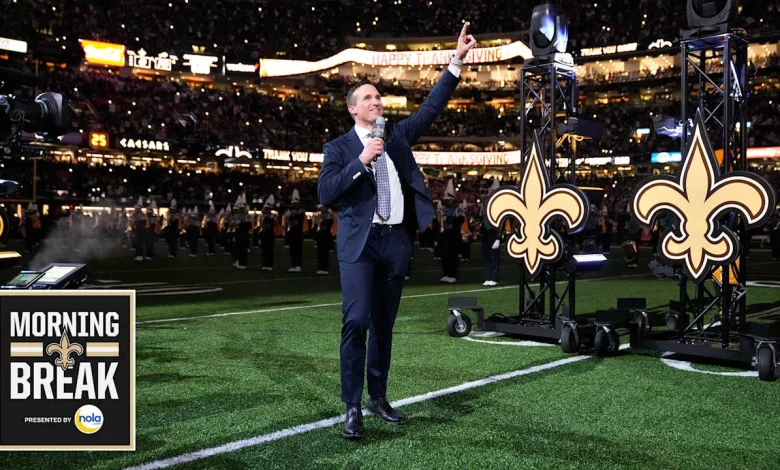 Morning Break: Drew Brees returns to broadcast booth, Saints reshuffle roster at trade deadline