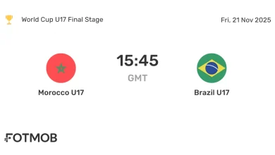 Morocco U17 vs Brazil U17 - live score, predicted lineups and H2H stats