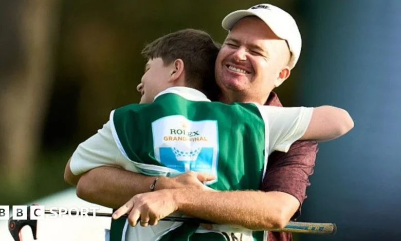 Morrison seals Tour return with son, 13, as caddie