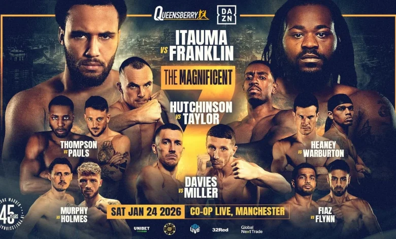 Moses Itauma Vs Jermain Franklin Headlines Frank Warren’s 45-year Celebration