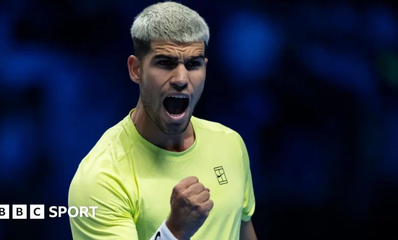 'Motivated' Alcaraz beats De Minaur at ATP Finals
