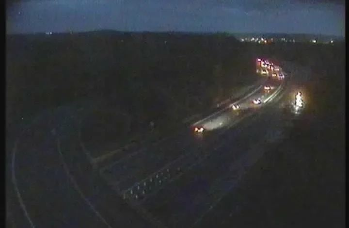 Motorway closed after lorry crashes into 2 cars as drivers warned over delays