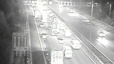 Motorway shut as drivers face huge rush-hour delays after crash