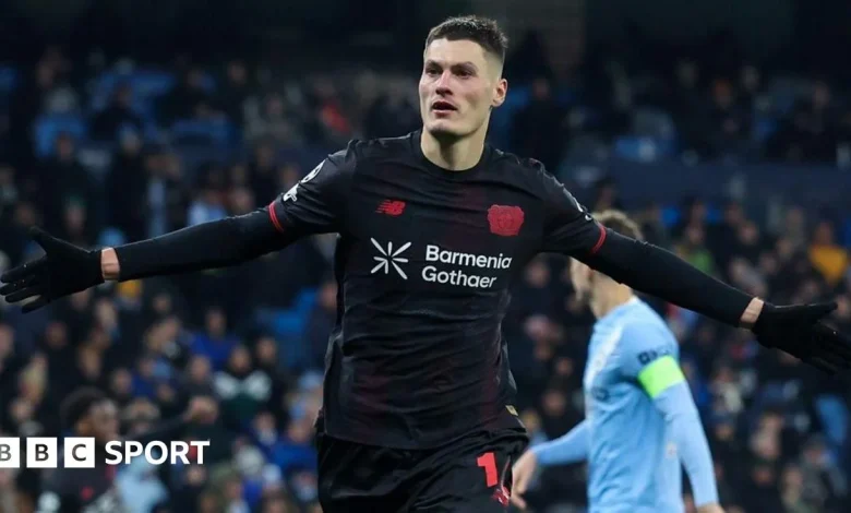 Much-changed Man City beaten by Bayer Leverkusen