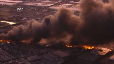 Multiple injuries reported after plane crashes at airport in Louisville, Kentucky