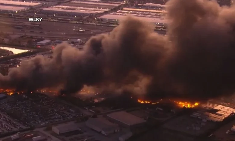 Multiple injuries reported after plane crashes at airport in Louisville, Kentucky