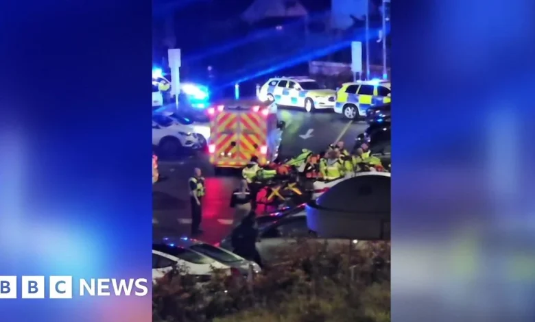 'Multiple people' stabbed on train in Huntington