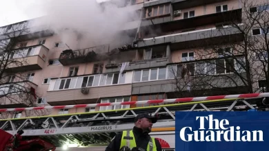 'My hair was on fire': Russia launches massive attack on Kyiv – video