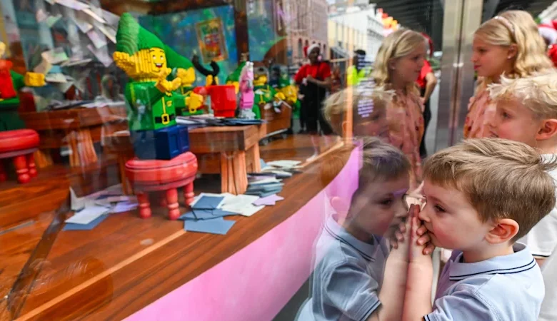 Myer calls in the Lego Masters to build this year’s Christmas windows