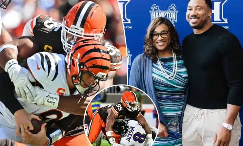 Myles Garrett’s chase of NFL sack record fueled by children’s game with mom: ‘Doesn’t seem real’