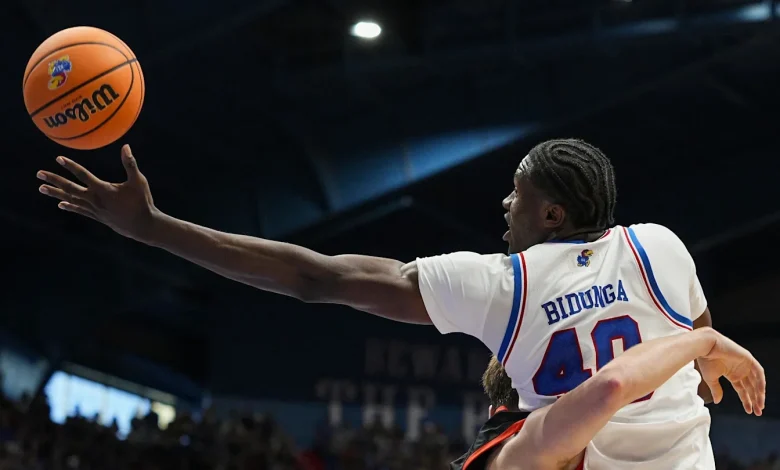 NBA Draft: Kansas' Flory Bidunga Delivers in Darryn Peterson's Absence