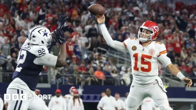 NFL: Cowboys take lead against Chiefs after Packers edge Thanksgiving thriller