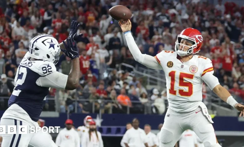 NFL: Cowboys take lead against Chiefs after Packers edge Thanksgiving thriller