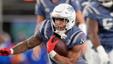 NFL: New England Patriots beat New York Jets to claim NFL's best record after TreVeyon Henderson treble