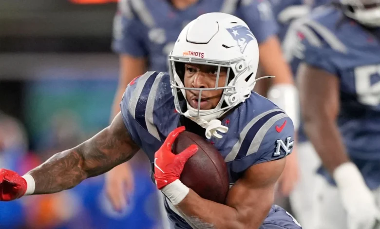 NFL: New England Patriots beat New York Jets to claim NFL's best record after TreVeyon Henderson treble