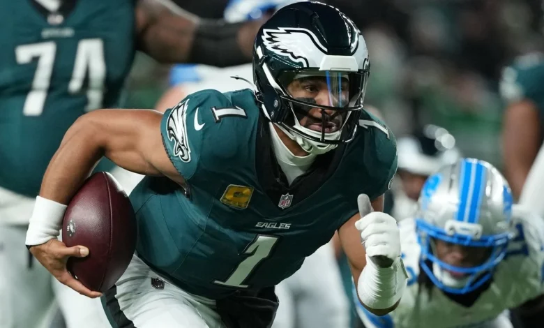 NFL: Philadelphia Eagles beat Detroit Lions 16-9 as Jalen Hurts scores decisive touchdown