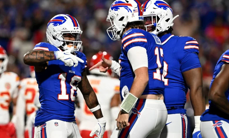 NFL fines Josh Allen, Elijah Moore for "violent gesture" after TD