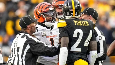 NFL reviewing apparent spit from Ja’Marr Chase in dust-up with Jalen Ramsey: Source