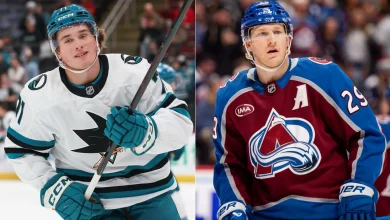 NHL On Tap: Celebrini plays against MacKinnon when Sharks visit Avalanche