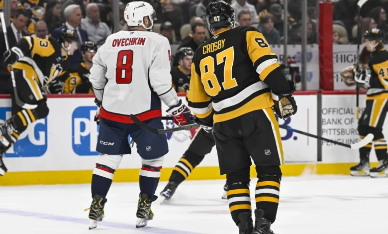 NHL On Tap: Crosby, Ovechkin face off for 99th time when Penguins host Capitals