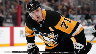 NHL fines Penguins' Evgeni Malkin for slash against Jets' Logan Stanley