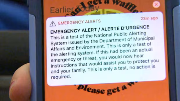 N.W.T. alert system test set for Wednesday afternoon