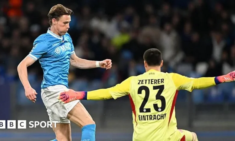 Napoli draw blank again in drab Frankfurt draw