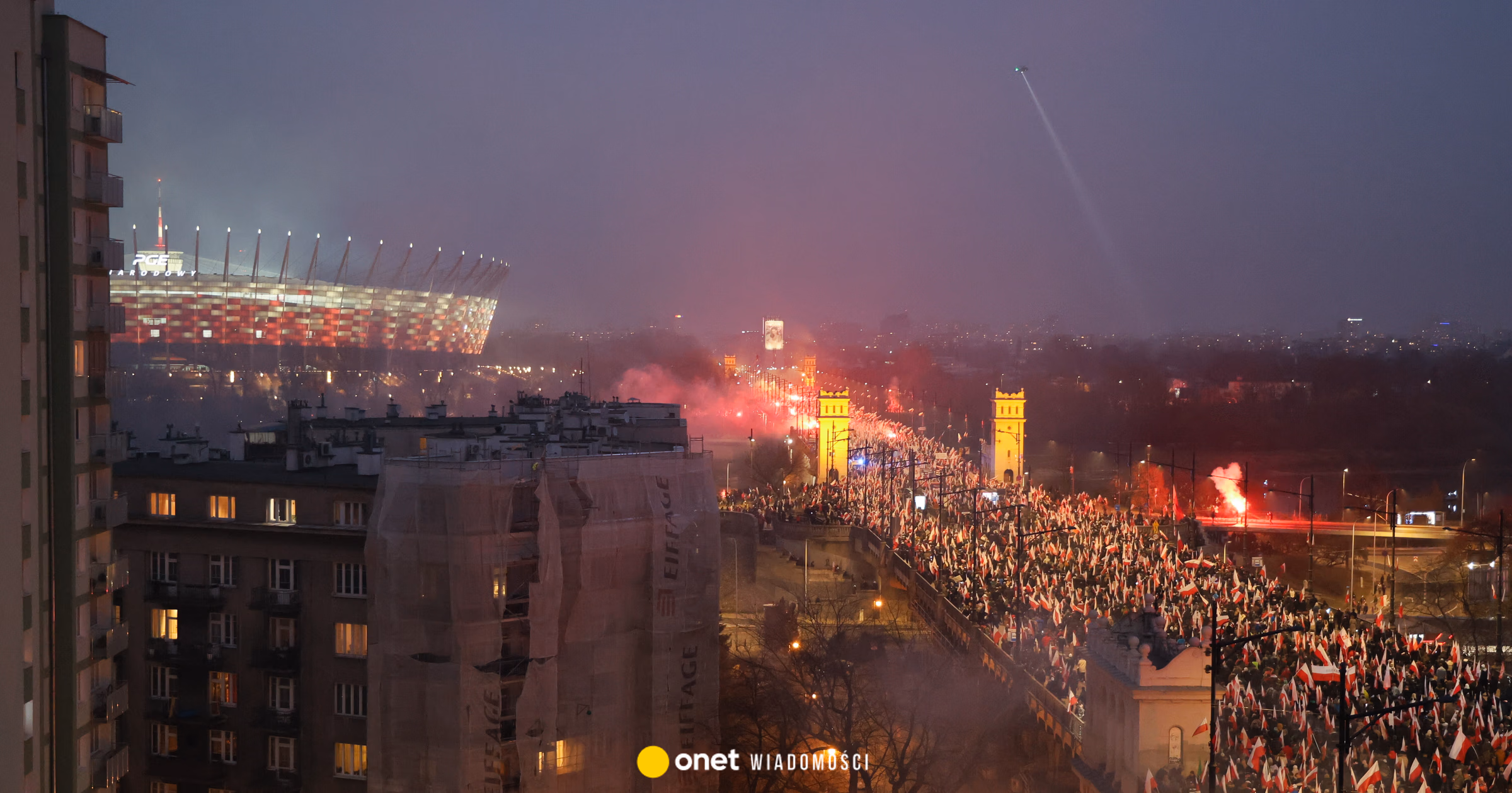 Narodowe Święto Niepodległości. Duże utrudnienia dla mieszkańców Warszawy