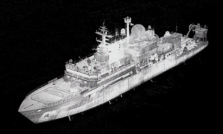 Navy could fire 'warning shot' or 'cut off' Russian spy ship after laser incident, says ex-MI6 boss