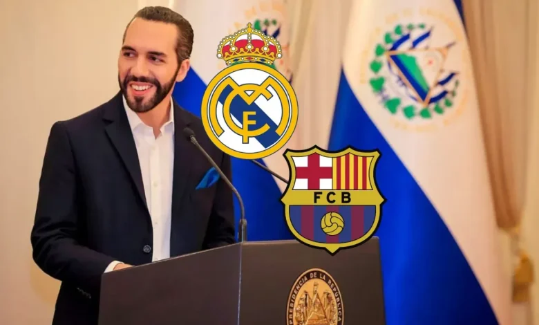 Nayib Bukele interviene en el partido Barcelona vs. Real Madrid con un mensaje que impacta a Iker Casillas