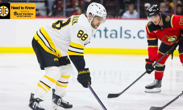 Need to Know: Bruins at Senators