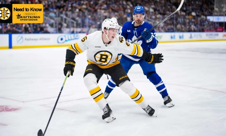 Need to Know: Bruins vs. Maple Leafs
