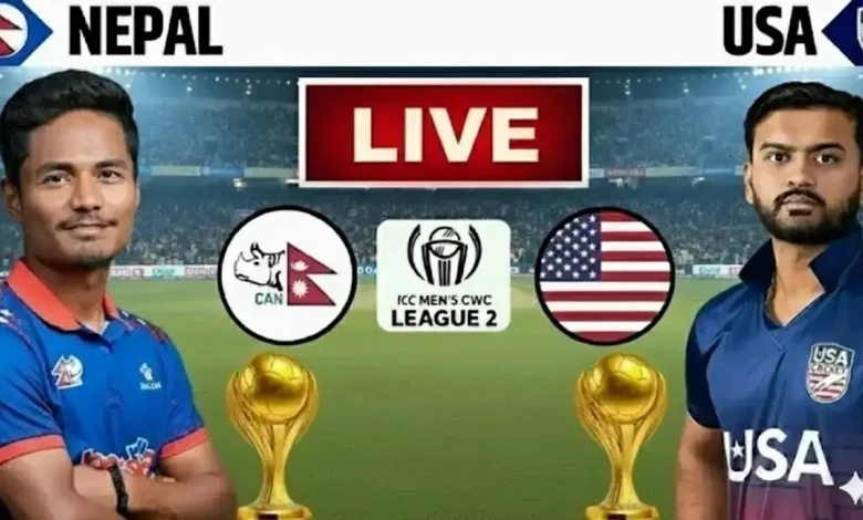 Nepal vs USA Live Score, ICC Cricket World Cup Qualifiers League 2: Latest Updates, Full Scorecard And Ball By Ball Commentary